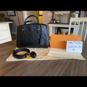 Louis Vuitton Montaigne bb Empreinte Noir *sold*